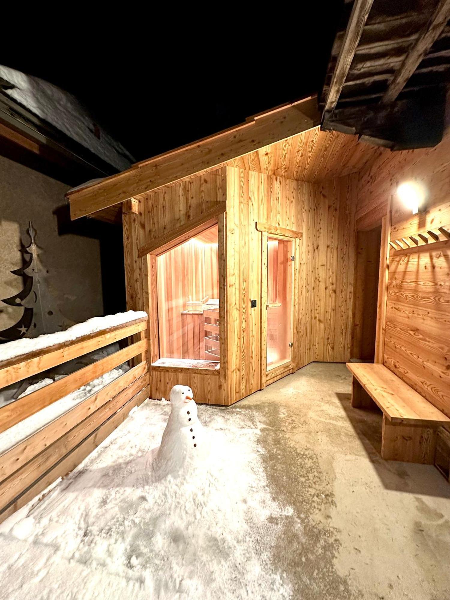 Le Janus, Pied Des Pistes, 2 Garages, Terrasse Avec Sauna Montgenèvre Quarto foto
